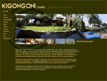 Tablet Screenshot of kigongoni.net